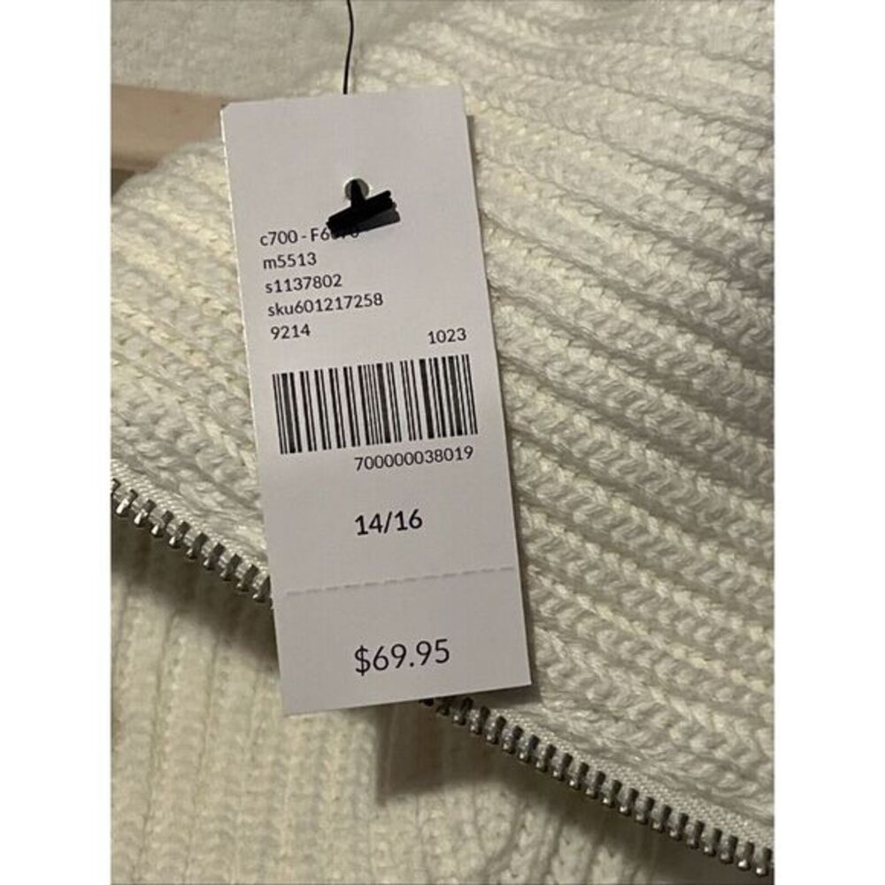 Lane Bryant 1/4 Zip Panco Sweater New With Tags - Picture 4 of 5